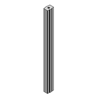 MODULAR SOLUTIONS DOOR PART&lt;BR&gt;45MM X 90MM LEAD COUNTERWEIGHT, 10 LBS. ANSI 25